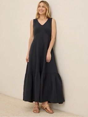 chinese dress ladies Linen Stripe Canopy Top